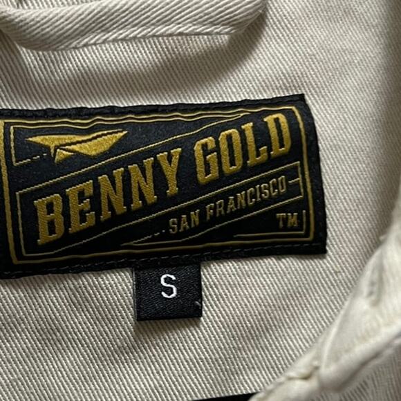 Benny Gold Anti-Work Wear Vintage Button Up Cotton Collared Shirt Size Small - Picture 3 of 7